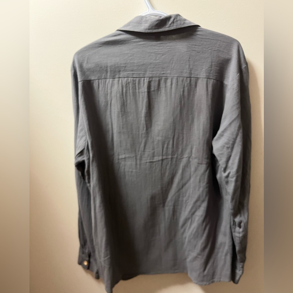 Grey Button-up - Picture 2 of 2